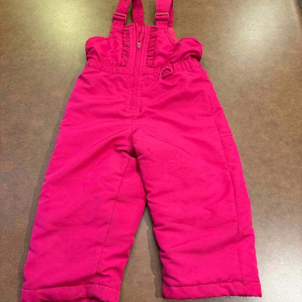 Wonderkids Hot Pink Baby Snow Bibs Size 3T